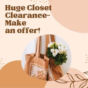 Closet Clearance - Make on Offer on Individual Items